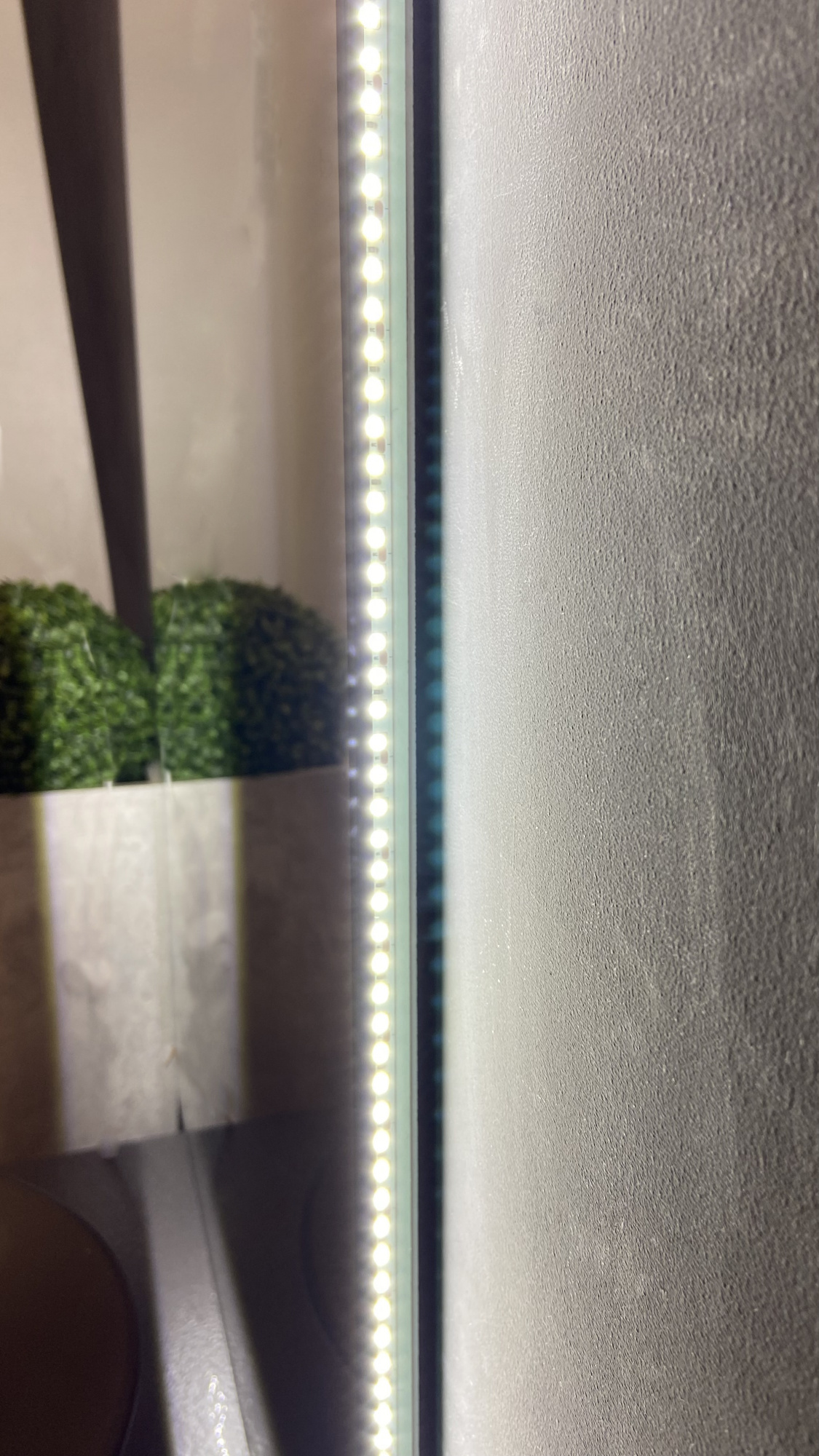 Зеркало Azario Incanto 60 черное LED подсветка LED-00002538 фото №8