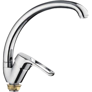 Смеситель для кухни (мойки) Frap H701 F41701-В хром силумин фото №1