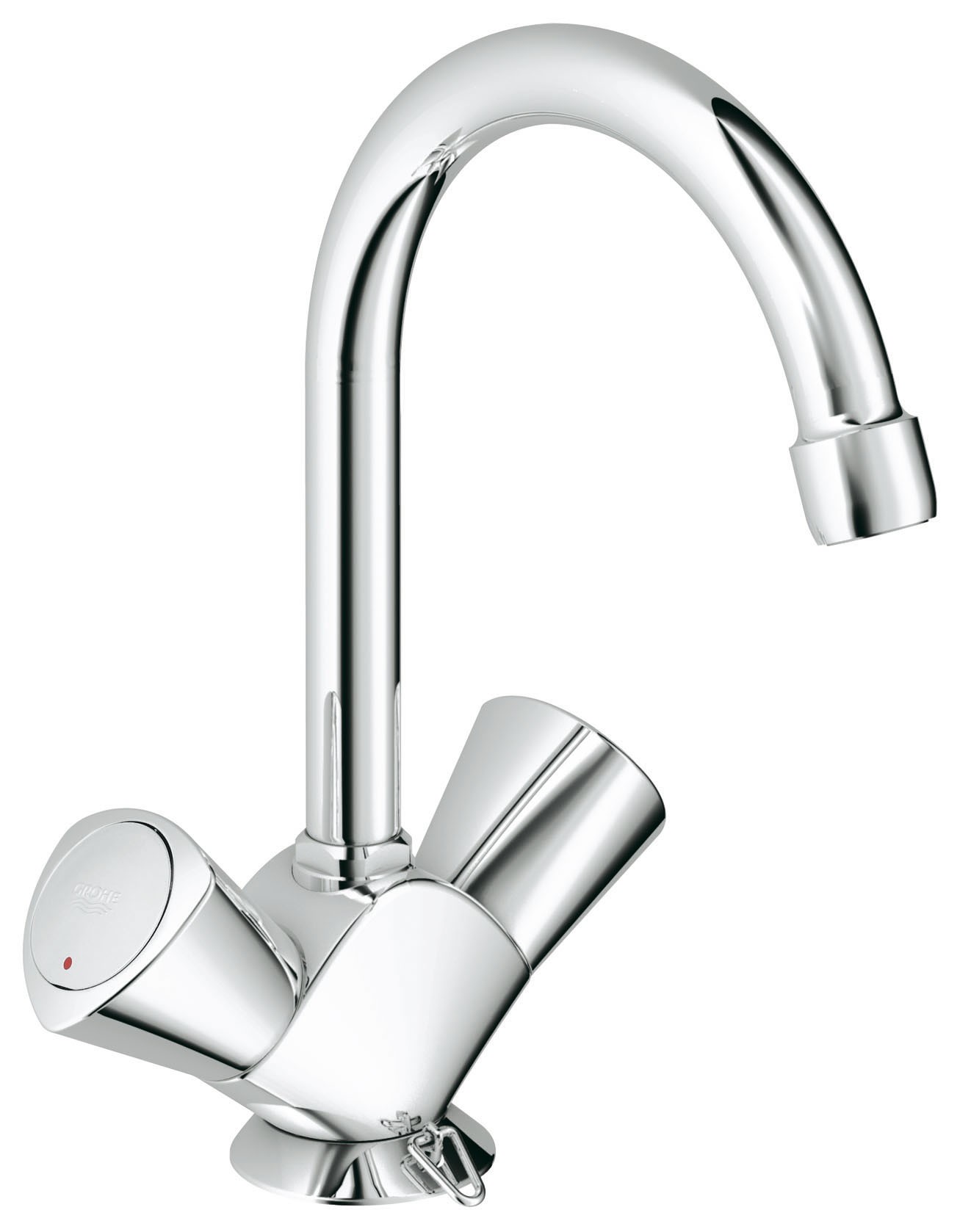 Смеситель для умывальника (раковины) Grohe Costa S 21338001 хром латунь фото №1