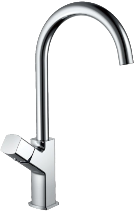 Смеситель для кухни (мойки) Haiba HB577 HB70577 хром латунь фото №1