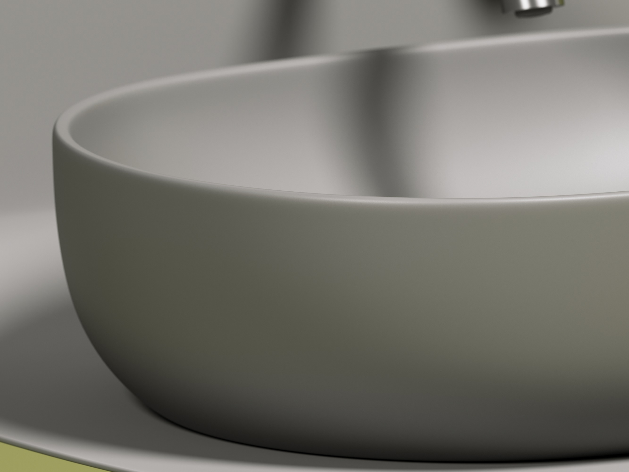 Раковина (умывальник) Ceramica Nova Element 60 антрацит накладная (чаша на столешницу) CN6047MH фото №7