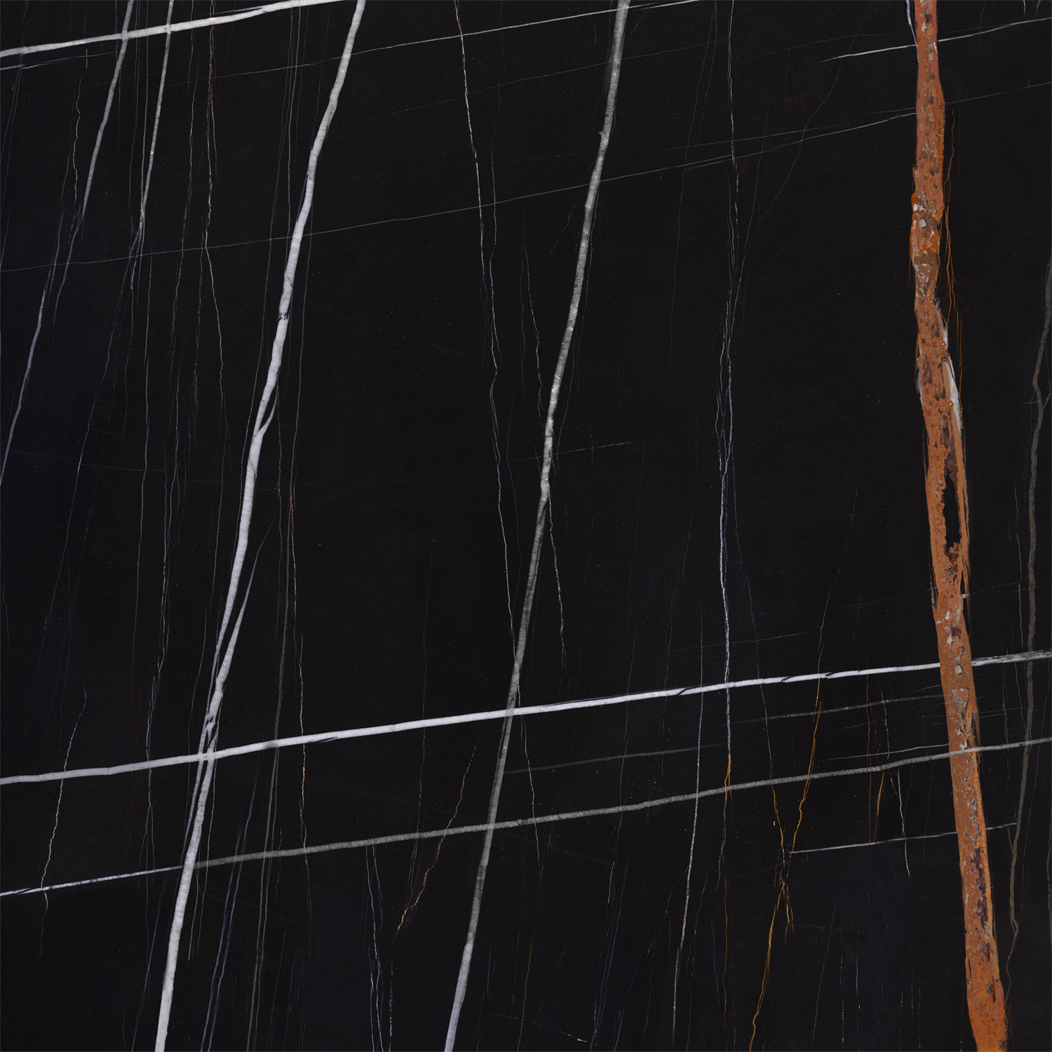 Плитка керамогранит 60х60 Kerranova Marble Trend Неро Дорато фото №3