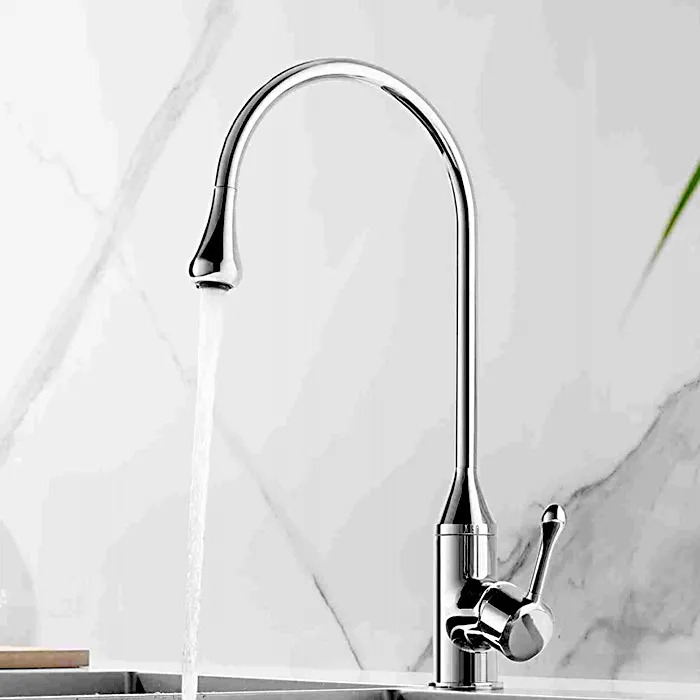 Смеситель для кухни (мойки) Ledeme H99 L4599 хром латунь фото №3