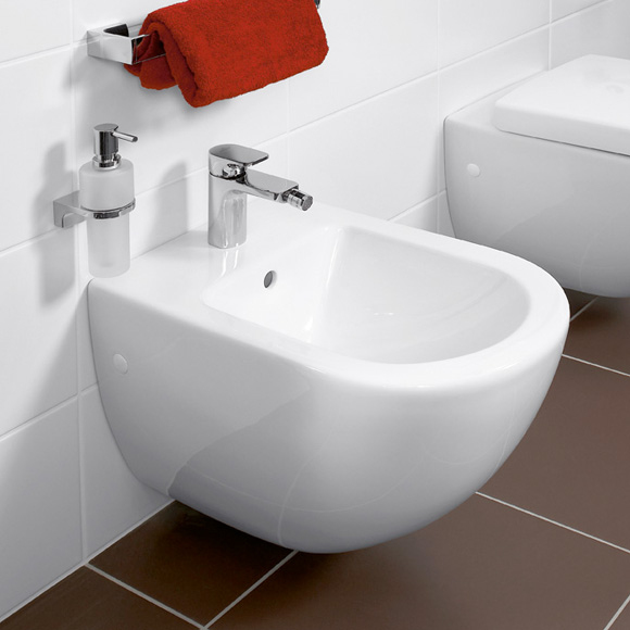 Биде подвесное Villeroy&Boch Subway 74000001 белое фарфор фото №3