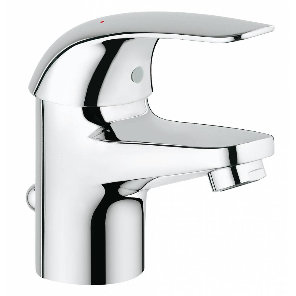 Смеситель для умывальника (раковины) Grohe Euroeco 23262000 хром латунь фото №1