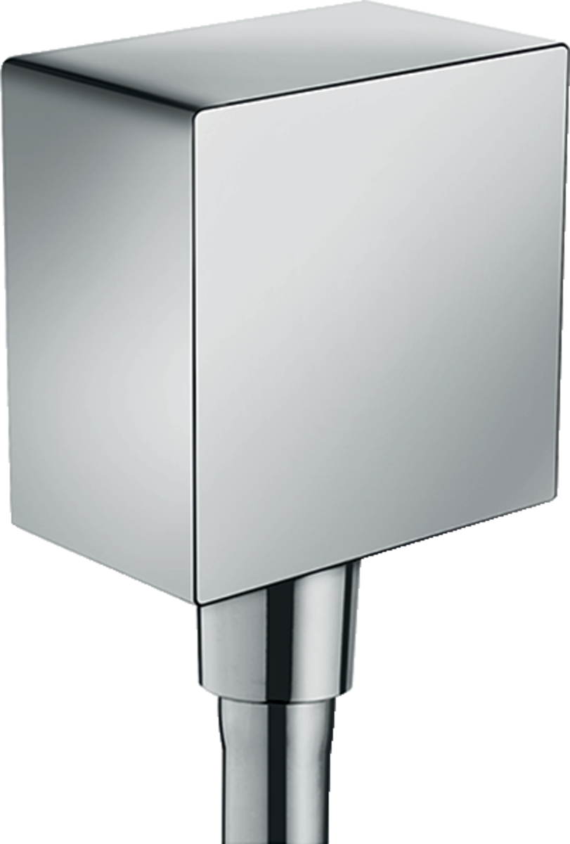 Шланговое подключение для душа Hansgrohe Fixfit Square 26455000 латунь хром фото №1