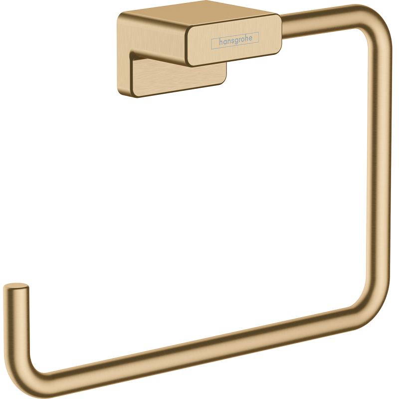 Полотенцедержатель кольцо Hansgrohe AddStoris 41754140 бронза фото №1