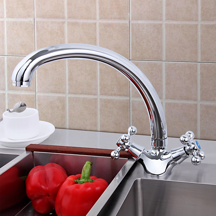 Смеситель для кухни (мойки) Frap H19 F4219 хром силумин фото №3
