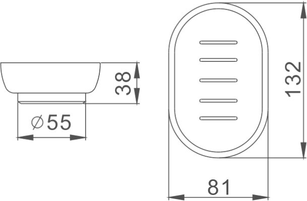 Мыльница Haiba HB751 белый фото №2