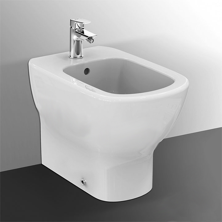 Биде напольное Ideal Standard Tesi T354001 белое фарфор фото №4