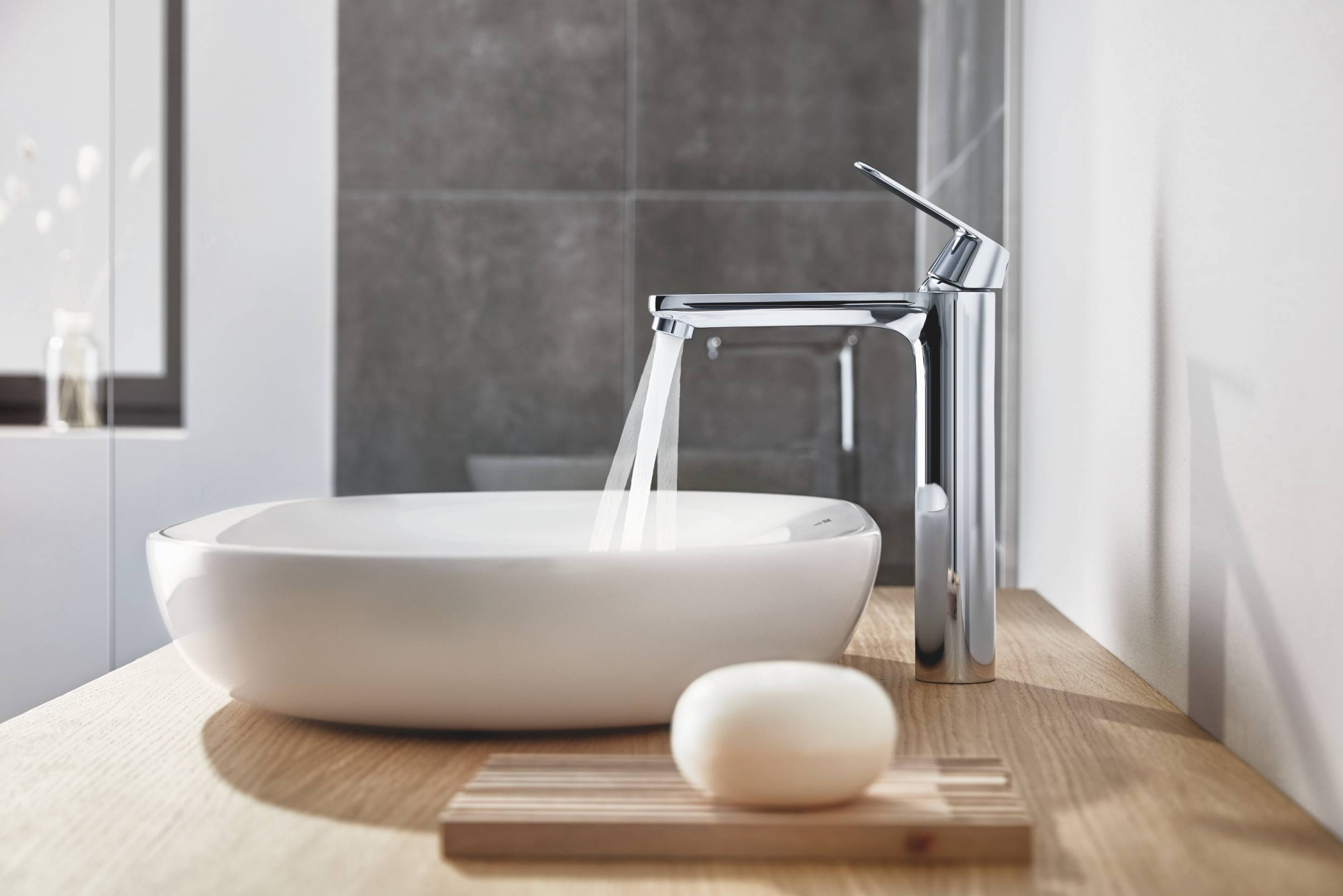 Смеситель для умывальника (раковины) Grohe Eurosmart Cosmopolitan 23921000 хром латунь фото №2