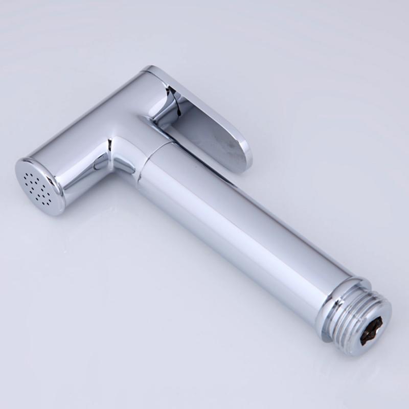 Лейка гигиеническая с держателем и шлангом Frap F7501 хром фото №9