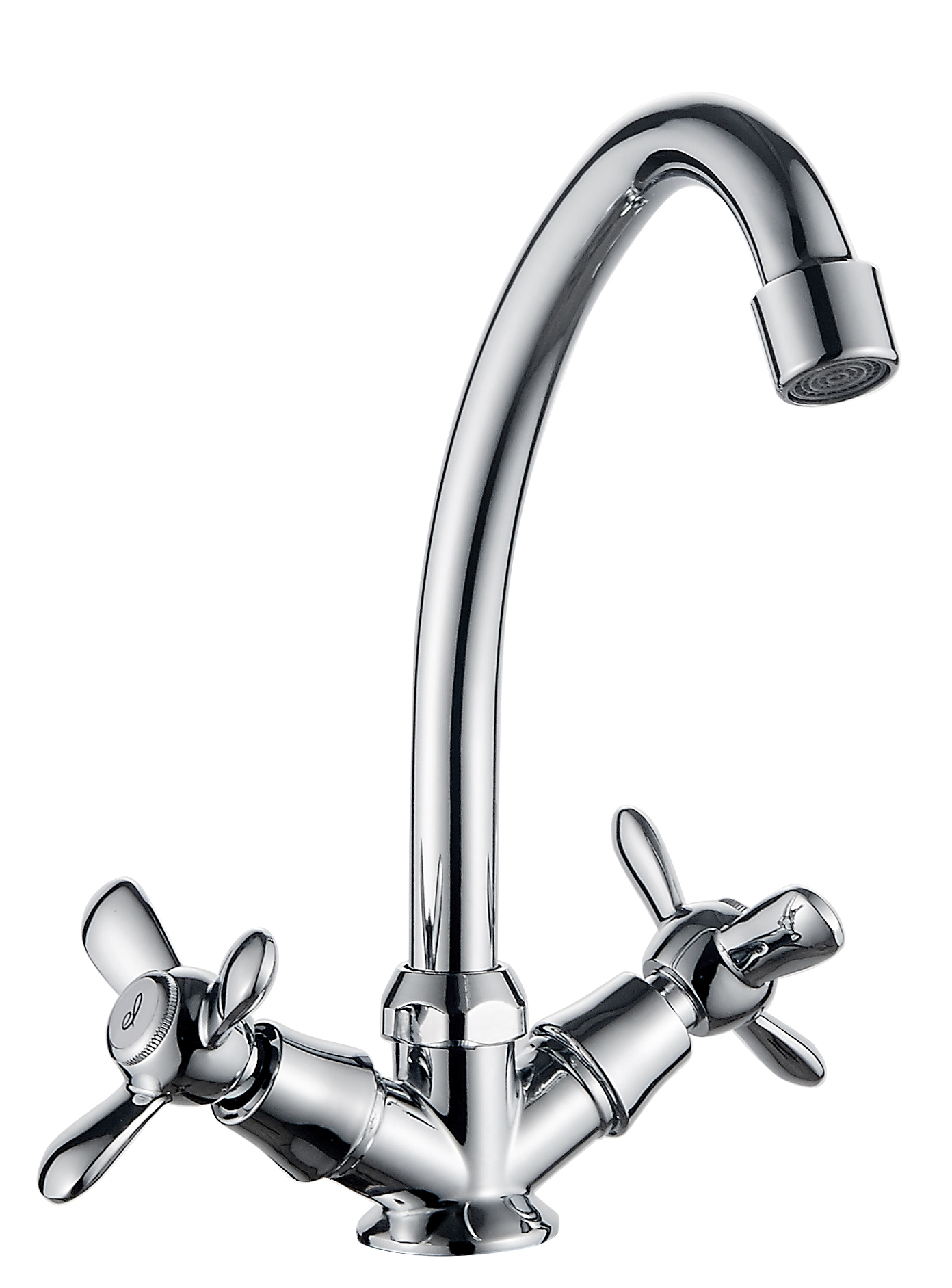 Смеситель для кухни (мойки) Ledeme H12 L4012 хром силумин фото №1
