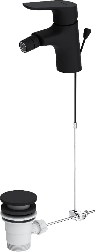 Смеситель для биде Damixa Jupiter 770240300 чёрный латунь фото №1