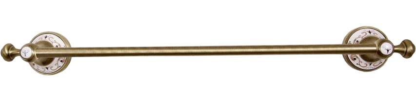 Полотенцедержатель штанга 58 см Boheme Provanse 10802 бронза фото №1