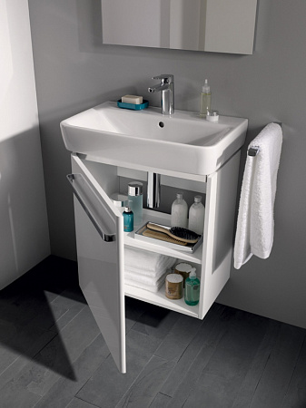 Раковина (умывальник) Geberit Renova Compact 55 подвесная, полувстраиваемая 226155000 фото №5