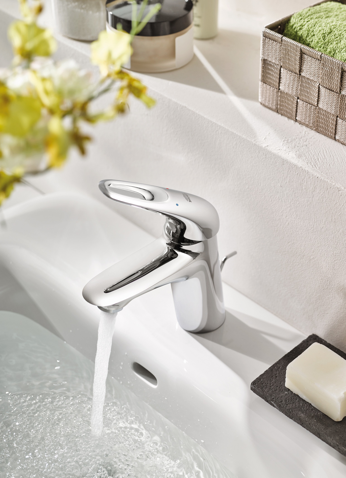 Смеситель для умывальника (раковины) Grohe Eurostyle New 33558003 хром латунь фото №2