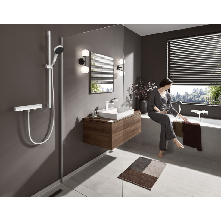 Смеситель для душа Hansgrohe Vivenis 75620700 белый латунь фото №2