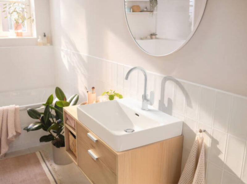 Смеситель для умывальника (раковины) Hansgrohe Rebris S 72536000 хром латунь фото №4