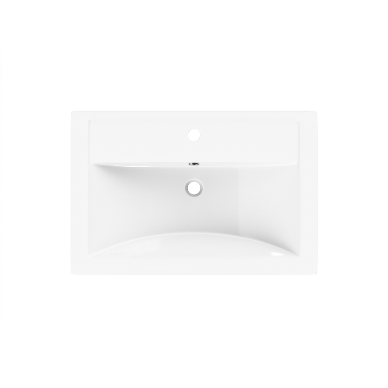 Раковина (умывальник) Iddis Optima Home 60 полувстраиваемая 4076000i28 фото №2