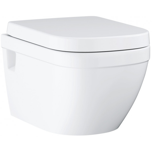 Унитаз подвесной Grohe Euro Ceramic безободковый смыв сид.отдельно 39538000 фото №1