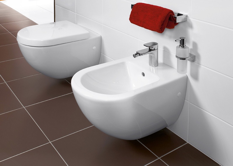 Биде подвесное Villeroy&Boch Subway 74000001 белое фарфор фото №4