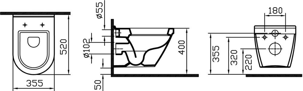 Биде подвесное Vitra Sento 4338B003-1046 белое фарфор фото №5