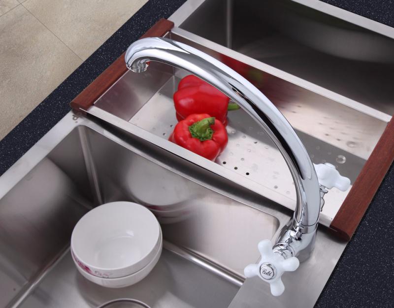 Смеситель для кухни (мойки) Frap H18 F4218 хром латунь фото №3