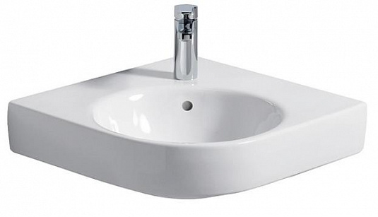 Раковина (умывальник) Geberit Renova Compact 50 подвесная, полувстраиваемая 226150000 фото №1