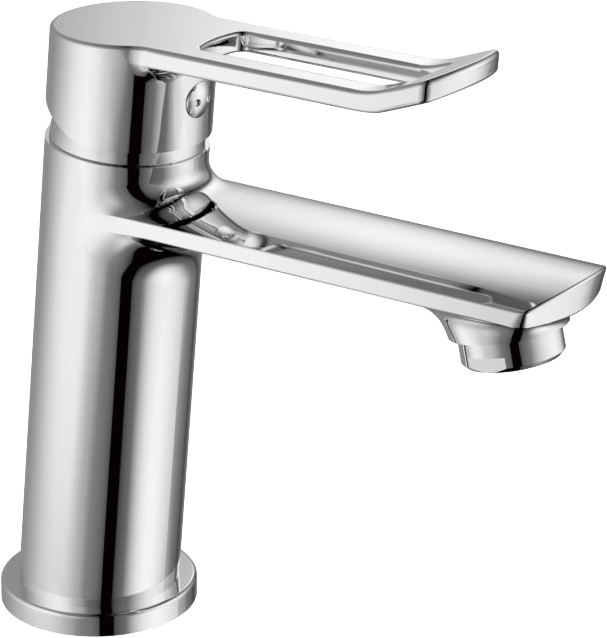 Смеситель для умывальника (раковины) Haiba HB556 HB10556 хром латунь фото №1