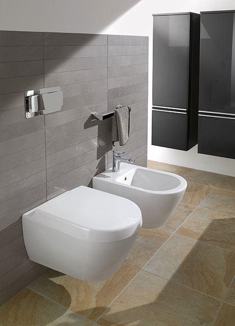 Биде подвесное Villeroy&Boch Subway 74000001 белое фарфор фото №5