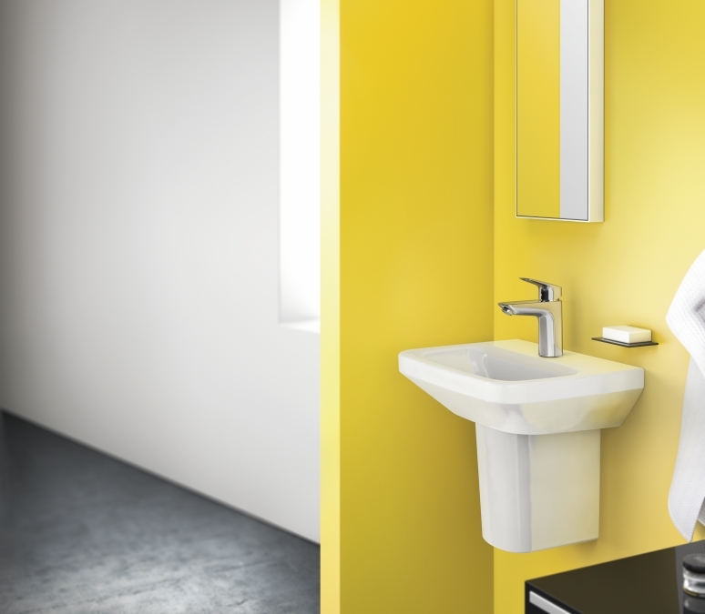 Смеситель для умывальника (раковины) Hansgrohe Logis CoolStart 71102000 хром латунь фото №4