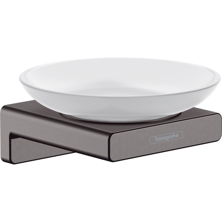 Держатель для мыла керамика Hansgrohe AddStoris 41746340 чёрный фото №1