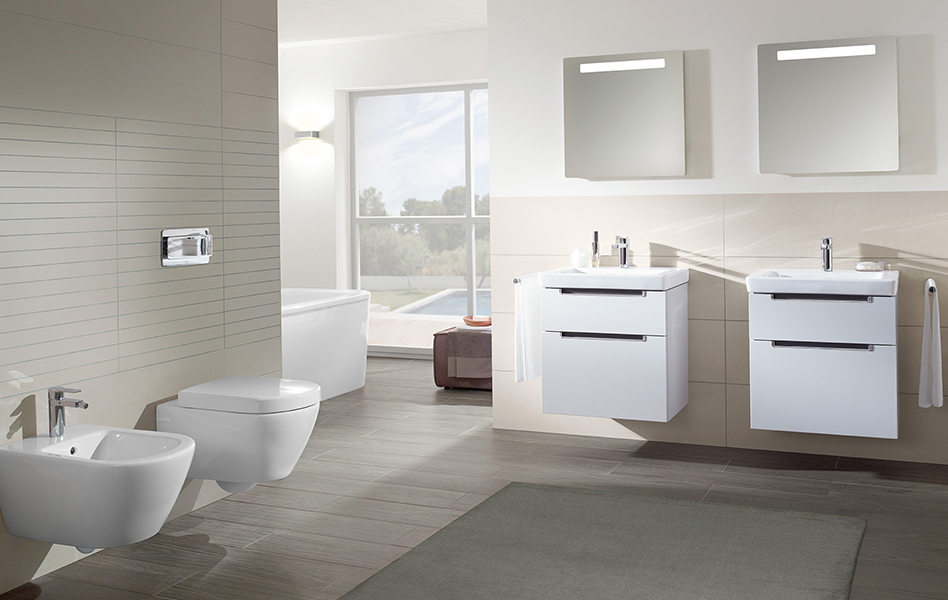 Биде подвесное Villeroy&Boch Subway 74000001 белое фарфор фото №6