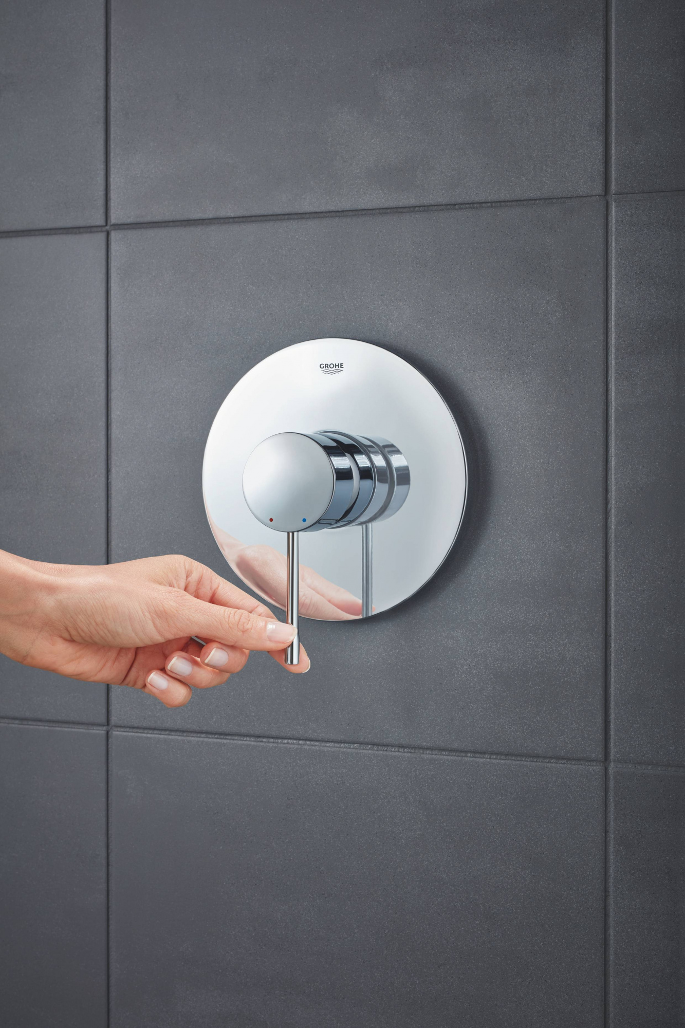 Смеситель для душа (внешняя часть) Grohe Essence 24057001 хром латунь фото №5