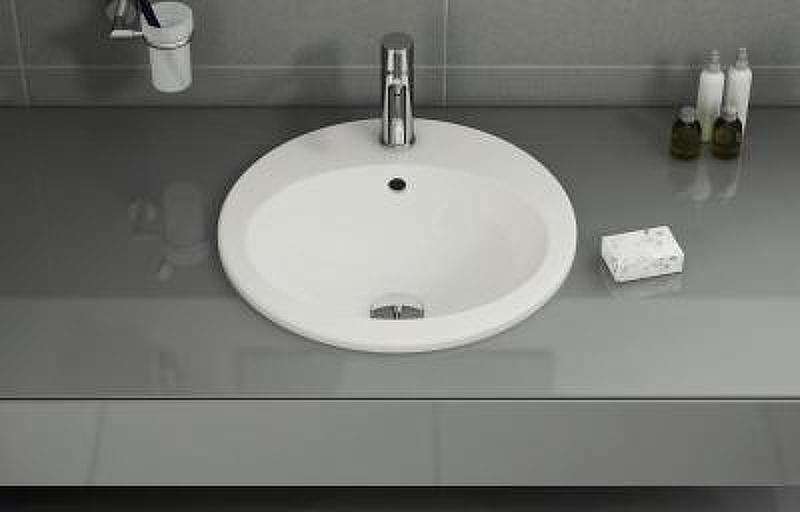 Раковина (умывальник) Vitra S20 53 встраиваемая сверху 5468B003-0001 фото №2