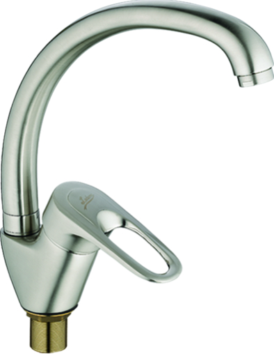 Смеситель для кухни (мойки) Ledeme H04 L5904A матов.хром латунь фото №1