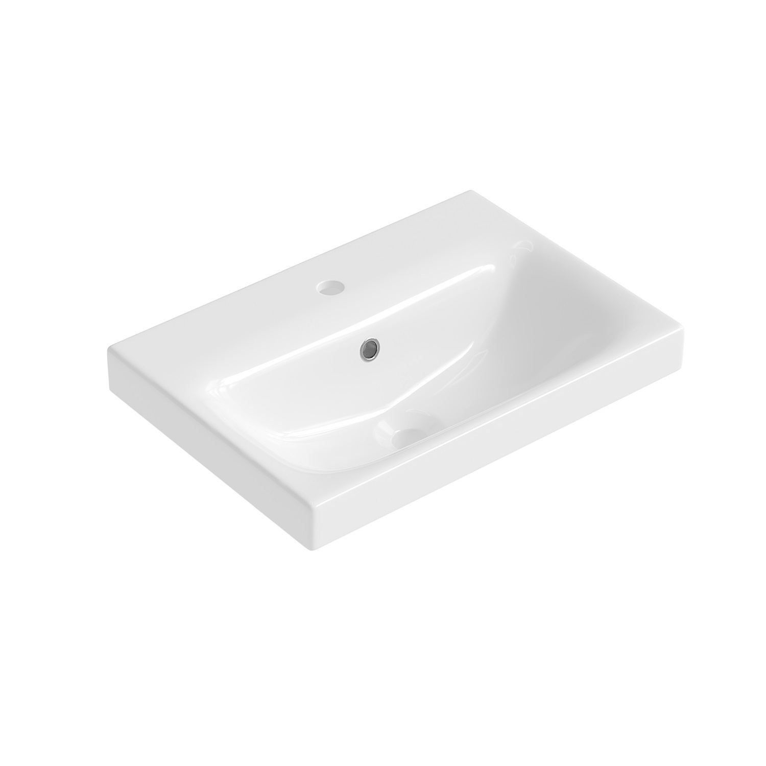 Раковина (умывальник) Iddis Optima Home 50 полувстраиваемая 3505000i28 фото №1