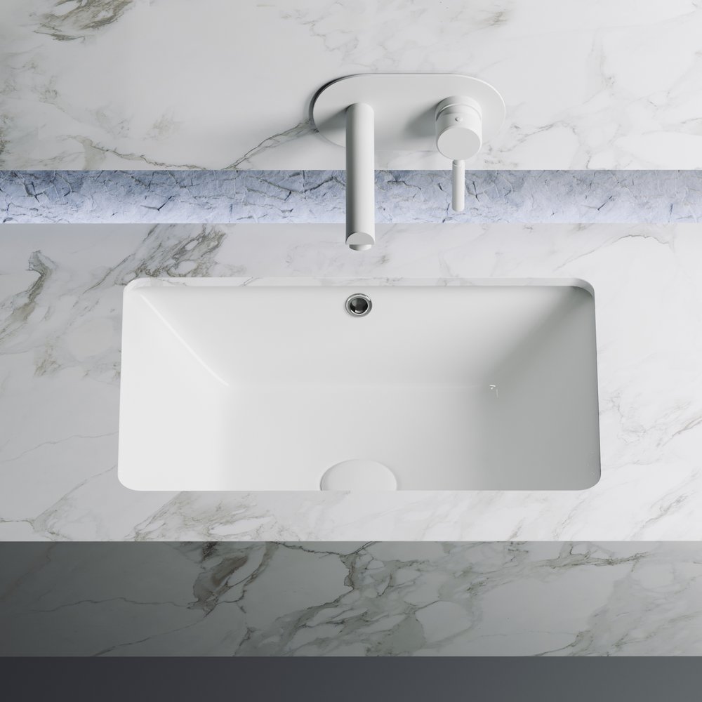 Раковина (умывальник) Ceramica Nova Element 55 встраиваемая снизу CN6045 фото №4