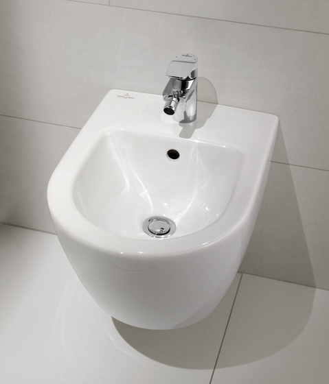Биде подвесное Villeroy&Boch Subway 74000001 белое фарфор фото №7