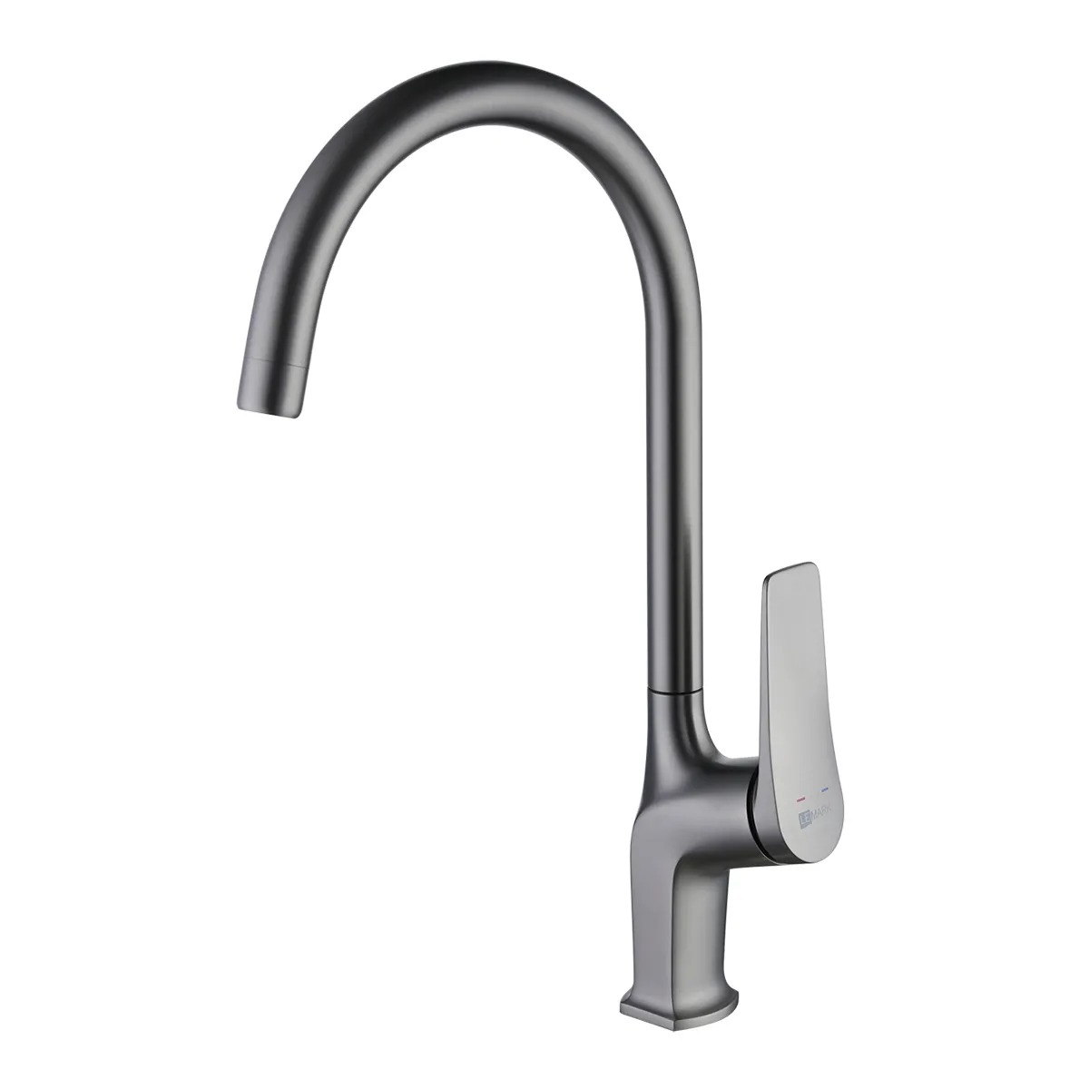 Смеситель для кухни (мойки) Lemark Bronx LM3705GM графит латунь фото №1