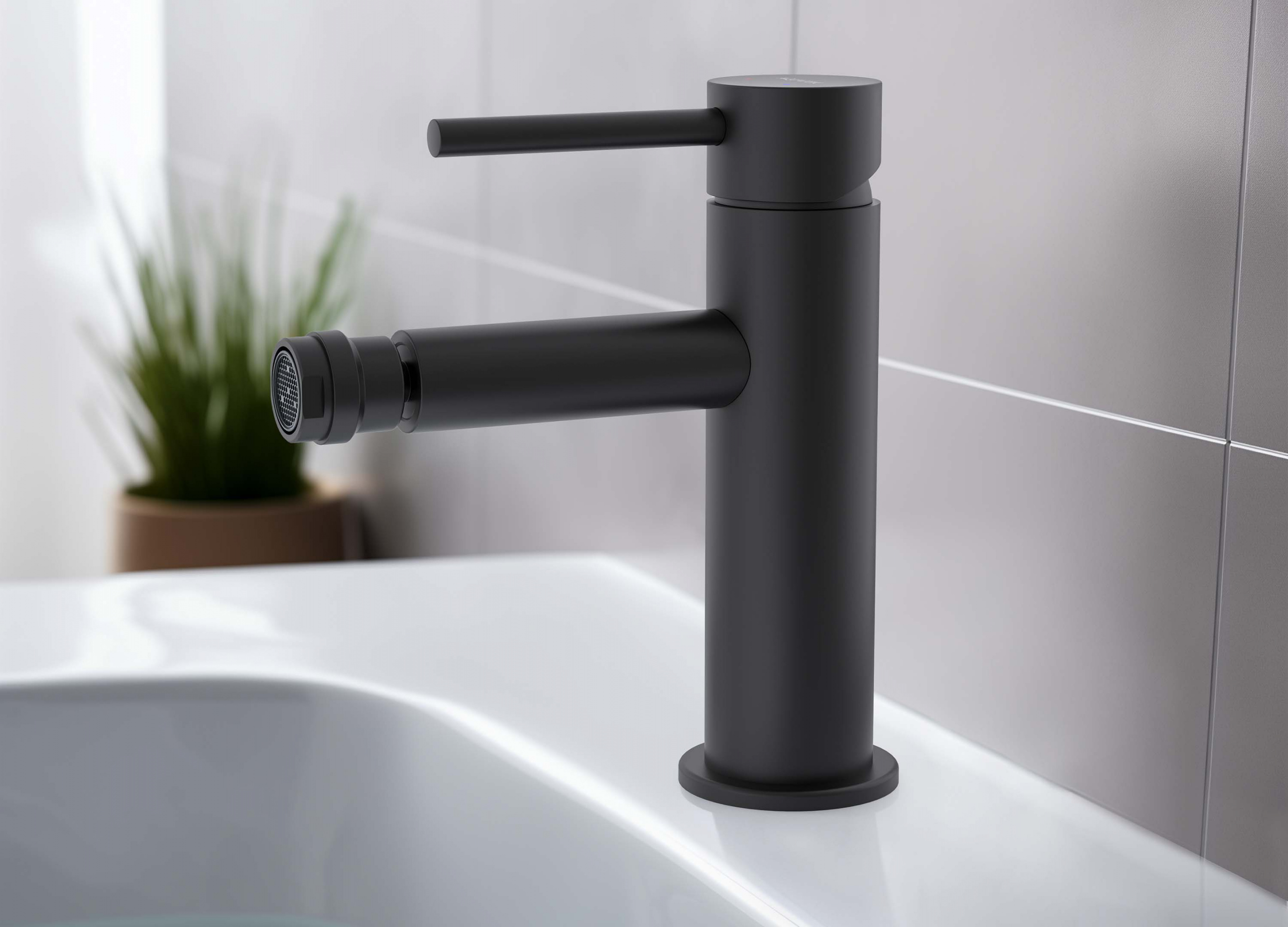 Смеситель для биде Aquatek Европа AQ1318MB чёрный латунь фото №7