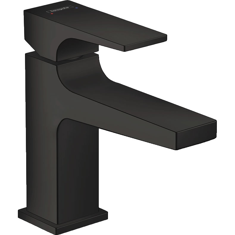 Смеситель для умывальника (раковины) Hansgrohe Metropol 32500670 чёрный латунь фото №1