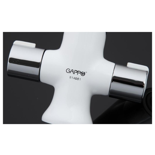 Смеситель для кухни (мойки) Gappo Stella G4049 белый латунь фото №5