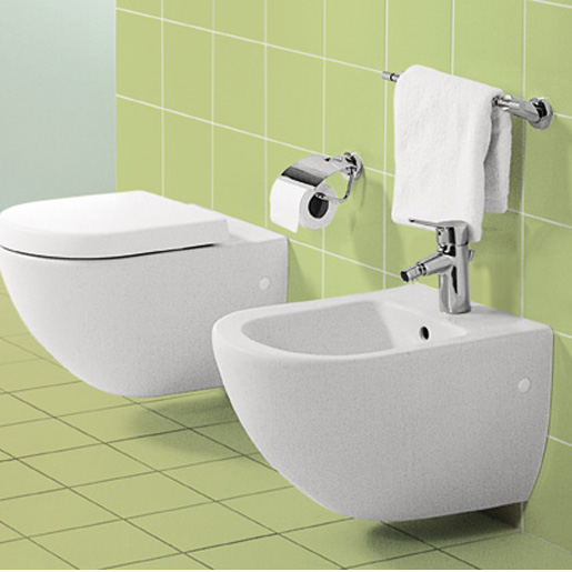 Биде подвесное Villeroy&Boch Subway 74000001 белое фарфор фото №8