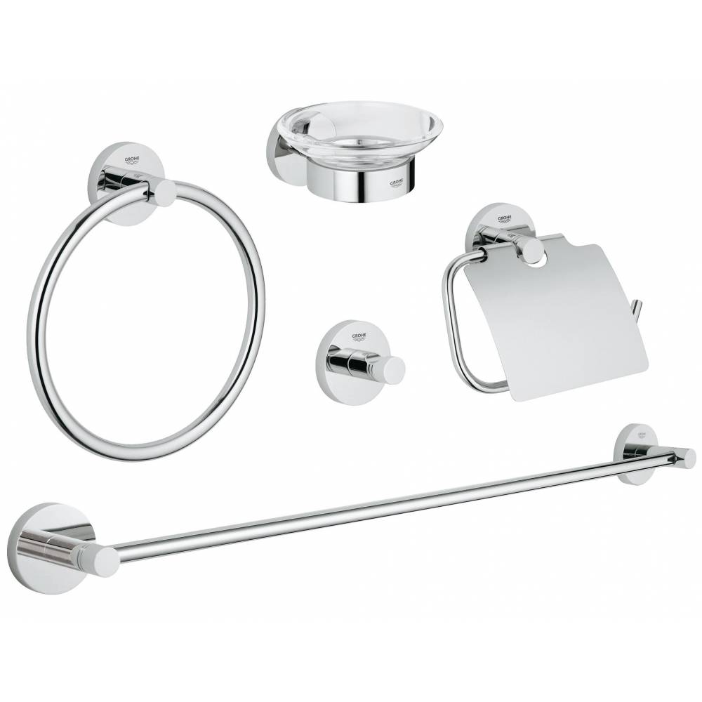 Набор аксессуаров Grohe Essentials 5 в 1 40344001 хром фото №1
