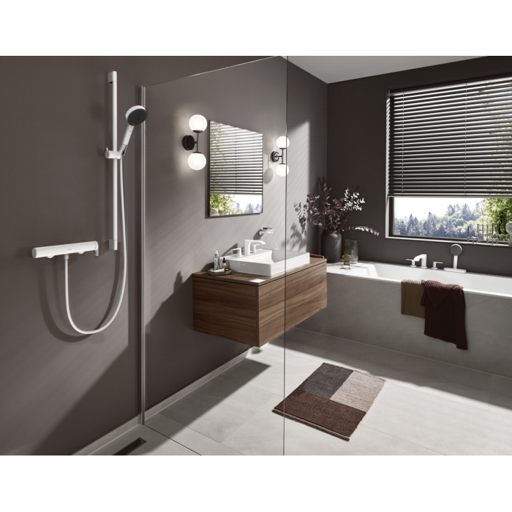 Смеситель для душа Hansgrohe Vivenis 75620700 белый латунь фото №3