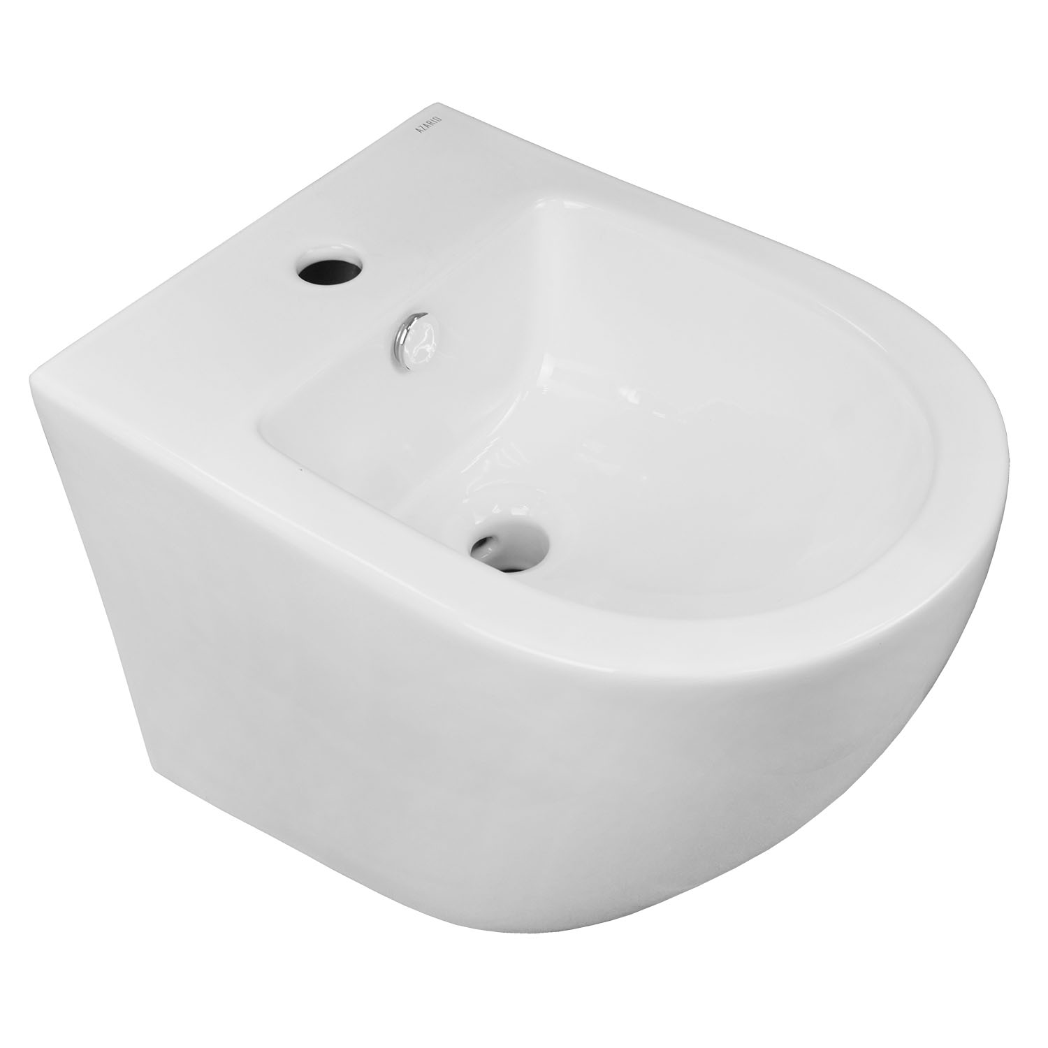 Биде подвесное Azario Grado AZ-0046F белое фаянс фото №1