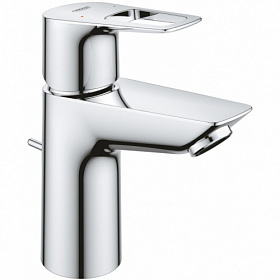 Смеситель для умывальника (раковины) Grohe BauLoop 23335001 хром латунь Водяной