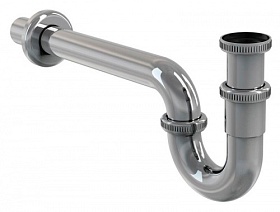 Сифон для раковины вып. 1 1/4" х 32 Alca Drain без выпуска A432